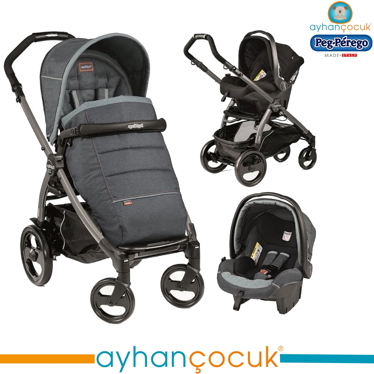 Peg Perego bebek arabası - çocuğunuz için ilk ulaşım Peg Perego bebek arabası - çocuğunuz için ilk ulaşım