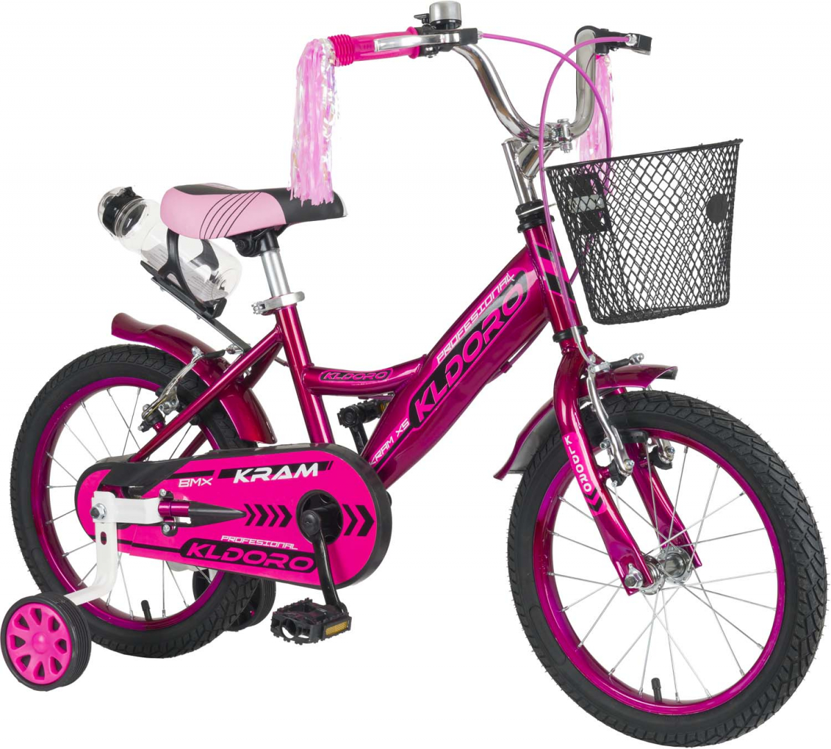 Kldoro Kd016 Siyah Lastik 16 Jant Bisiklet Kız Çocuk Bisikleti Ayhan