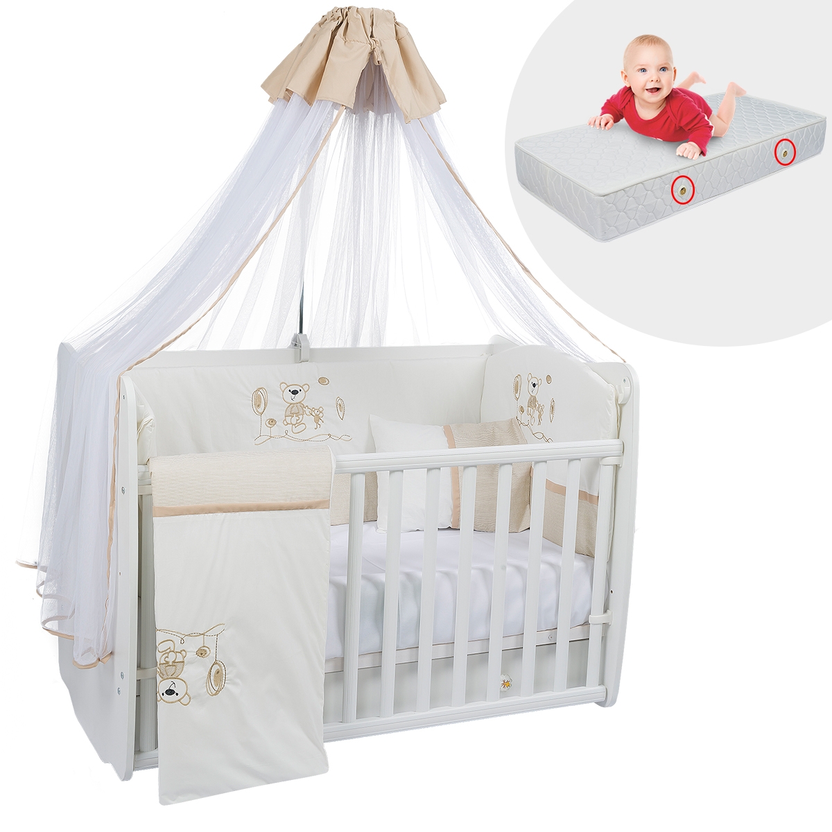 Lorelli 60X120 Cm Dream Elif Mobilya Sepet Beşik Park Yatak Ayhan