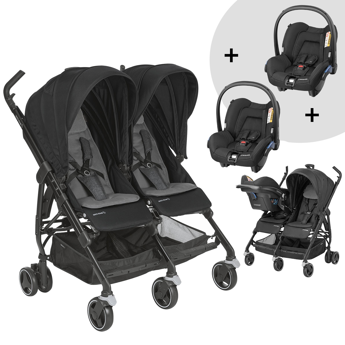 Maxi cosi Dana For 2 Ikiz Travel Sistem Bebek Arabas Puset