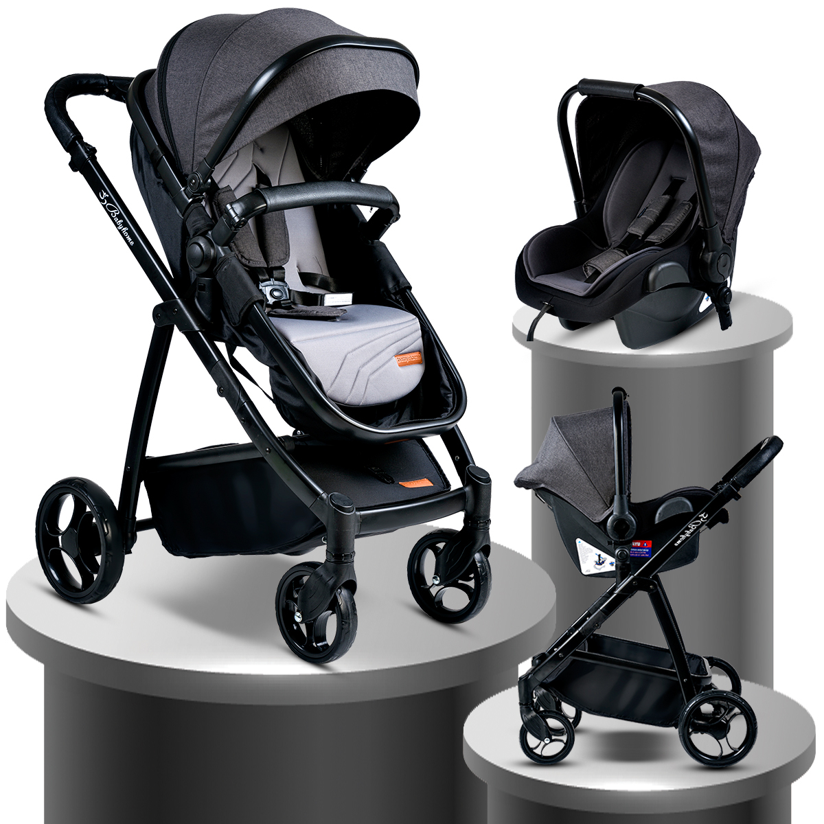 Baby Home Bh955 Gold Vip Travel Sistem Bebek Arabası Baby Home Bh955 Gold Vip Travel Sistem Bebek Arabası