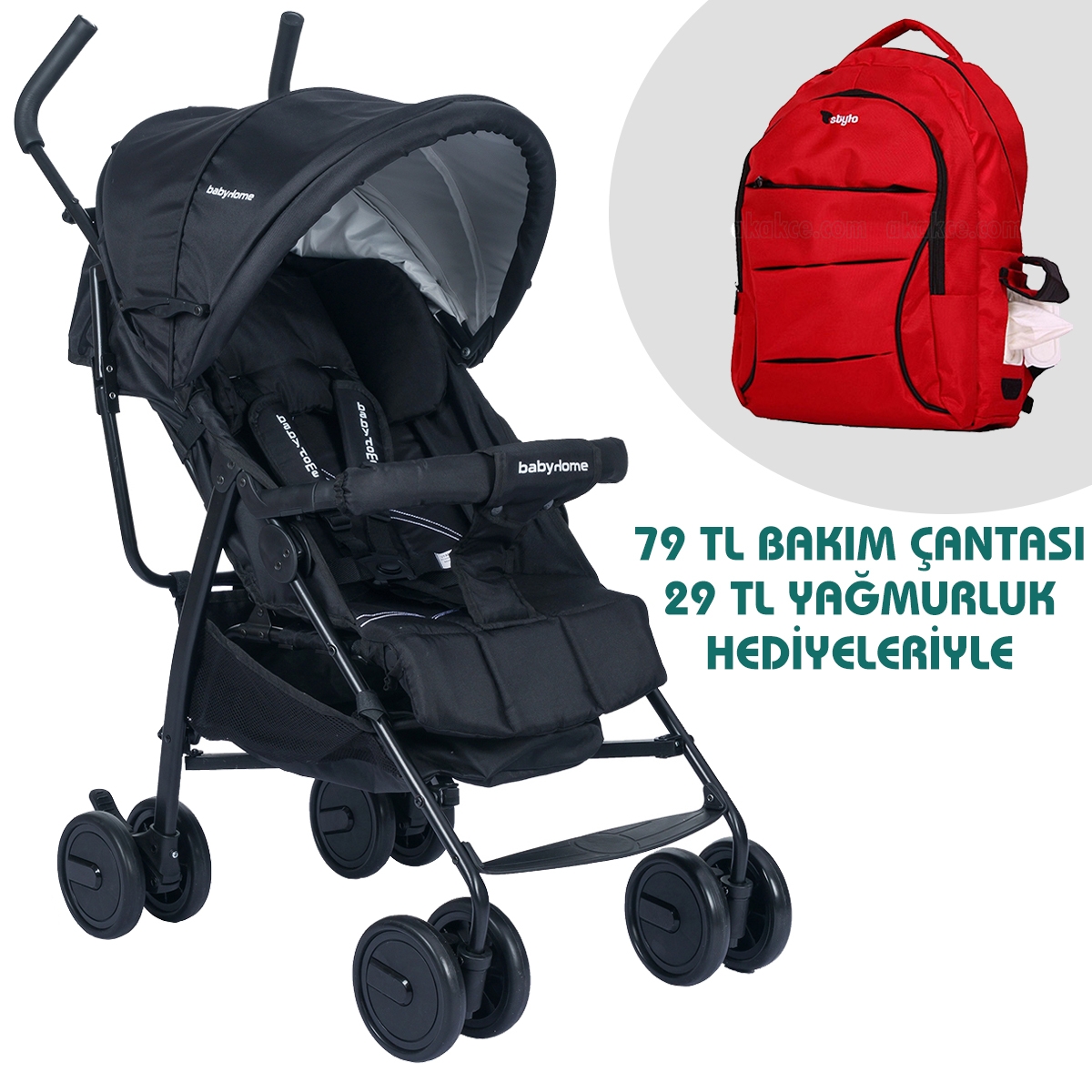 Sunny Baby T306 Hero 3 Tekerlekli Itmeli Bisiklet Yesil