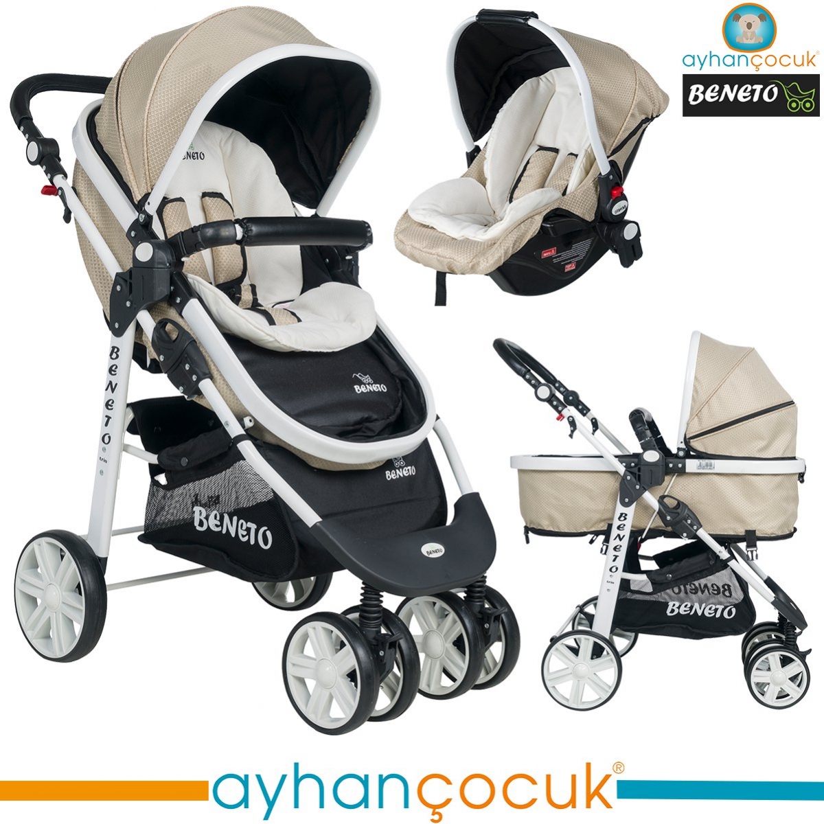 Bt 500 / Bt500 Trio K rm z Travel Bebek