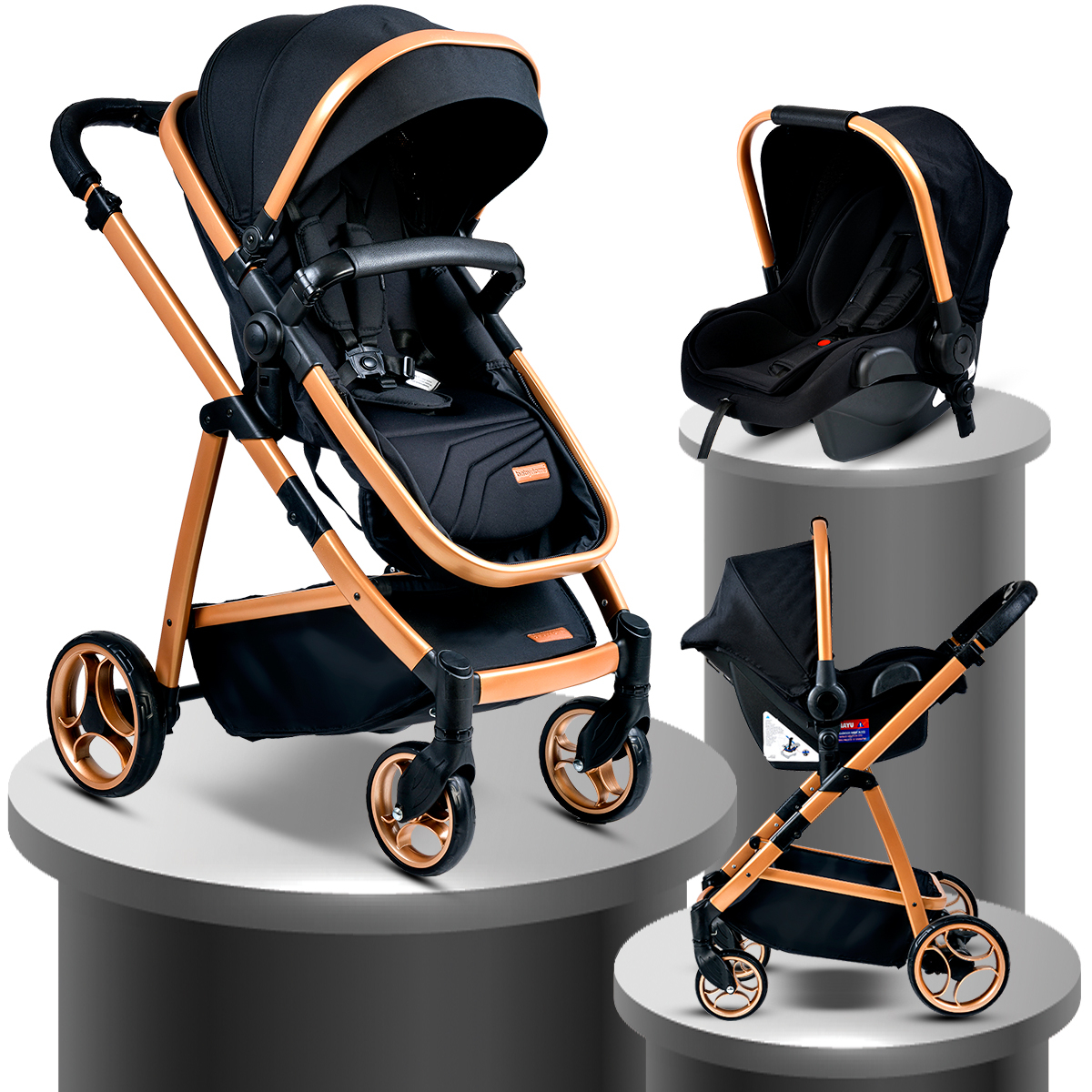 Baby Home Bh955 Gold Vip Travel Sistem Bebek Arabası