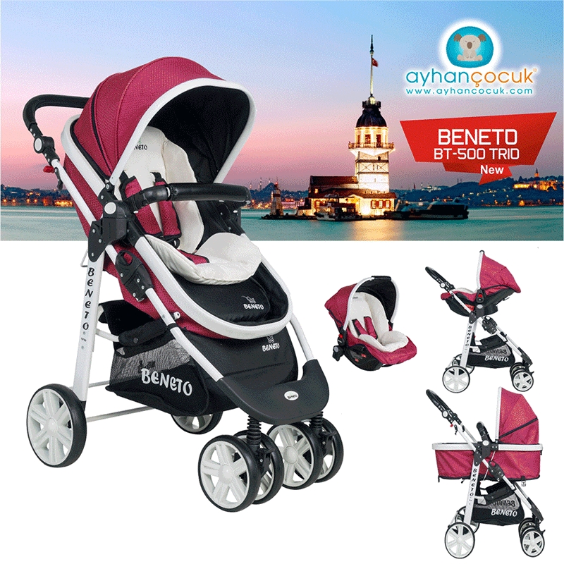 Bt500 Travel Sistem Bebek Arabası Ayhan Çocuk Anne ve Bebek