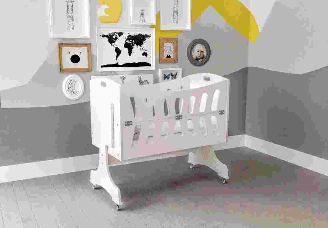 Kanz Sonno Ahşap Bebek Sepeti Anne Yanı Beşik Ayhan Çocuk Anne ve