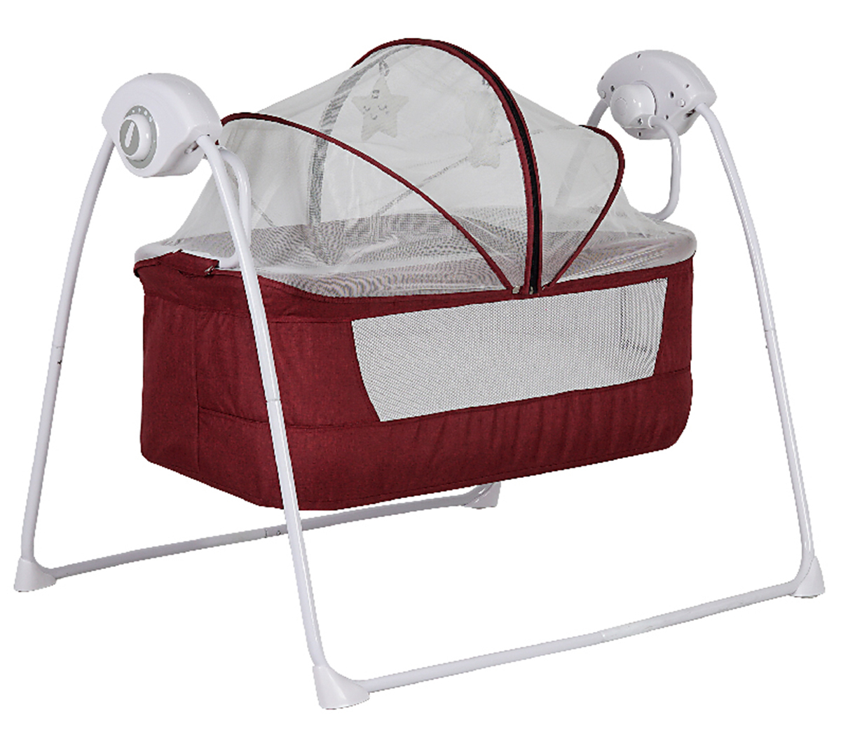 Sunny Baby 9146 Caretta Otomatik Elektrikli Ve Pilli Bebek Sepeti Beşik