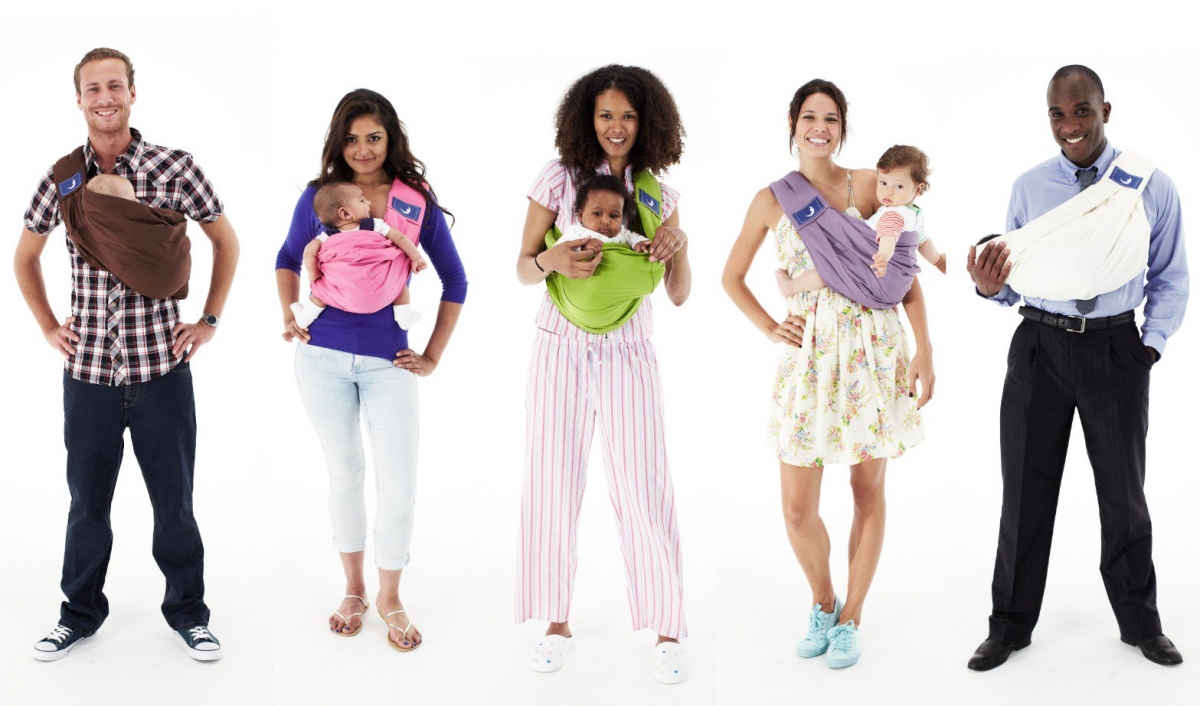 The Baba Sling Özel Bebek Taşıyıcı Kanguru Ayhan Çocuk Anne ve