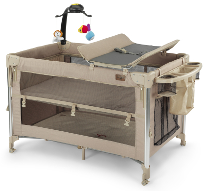Baby2go 2654 Luna 70x110 Otomatik Katlanır Anne Yanı Oyun Parkı Beşik