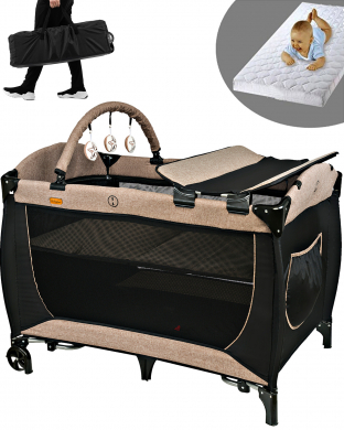 Baby Home 560 Golite 70x110 Bebek Oyun Parkı Yatak Sepet Beşik Sünger Yatak Hediye
