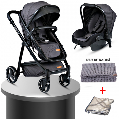 Baby Home 960 Travel Sistem Bebek Arabası + El Örmeli Bebek Battaniyesi Hediye