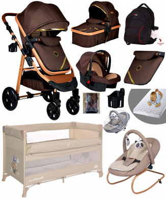 Baby Home Yeni Full Takım 10 In 1 940 Travel Sistem Bebek Arabası Lorelli Anne Yanı Oyun Parkı Park Yatak Beşik Ve Sallanır Ana Kucağı