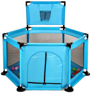 Baby Home Happy 2in1 Güvenli Bebek Ve Çocuk Oyun Alanı Oyun Parkı Oyun Matı Ve Topları