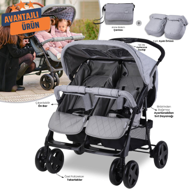 Lorelli Twin İkiz Bebek Arabası