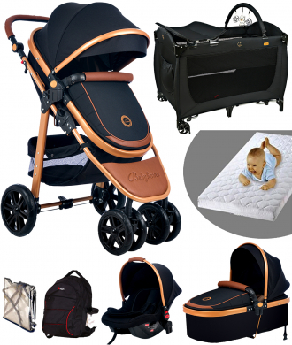 8'in1 Yeni Doğan Set Baby Home 935 Travel Sistem Bebek Arabası 560 Bebek Oyun Parkı Yatak Beşik