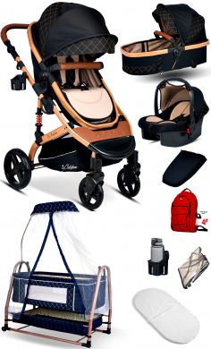 9 İn 1 Set Baby Home 946 Single-to Travel Sistem Bebek Arabası Ve Maya Anne Yanı Bebek Sepeti Beşik