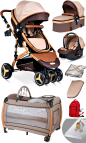 Baby Home 8'in1 Yeni Doğan Set Baby Home 945 Travel Sistem Bebek Arabası Ve 600 Oyun Parkı Beşik Park Yatak