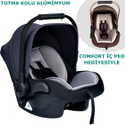 Baby Home Bh-500 Comfort Alüminyum Ana Kucağı Ve Bebek Taşıma Koltuğu (0-13 Kg)
