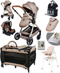 Baby Home 990 Travel Sistem Bebek Arabası 560 Oyun Parkı Yatak Beşik 1450 Mama Sandalyesi