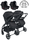 Baby Home 950 Ayrılıp Birleşebilen Travel Sistem İkiz Bebek Arabası