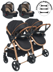 Baby Home 950 Ayrılıp Birleşebilen Travel Sistem İkiz Bebek Arabası