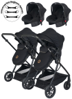 Baby Home 1010 Ayrılıp Birleşebilen Travel Sistem İkiz Bebek Arabası