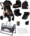 Yeni Ekonomi Paket 8 In 1 Baby Home 940 Travel Sistem Bebek Arabası 340 Anne Yanı Bebek Sepeti Beşik