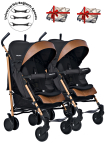 Baby Home 107 Ayrılıp Birleşebilen Baston İkiz Bebek Arabası